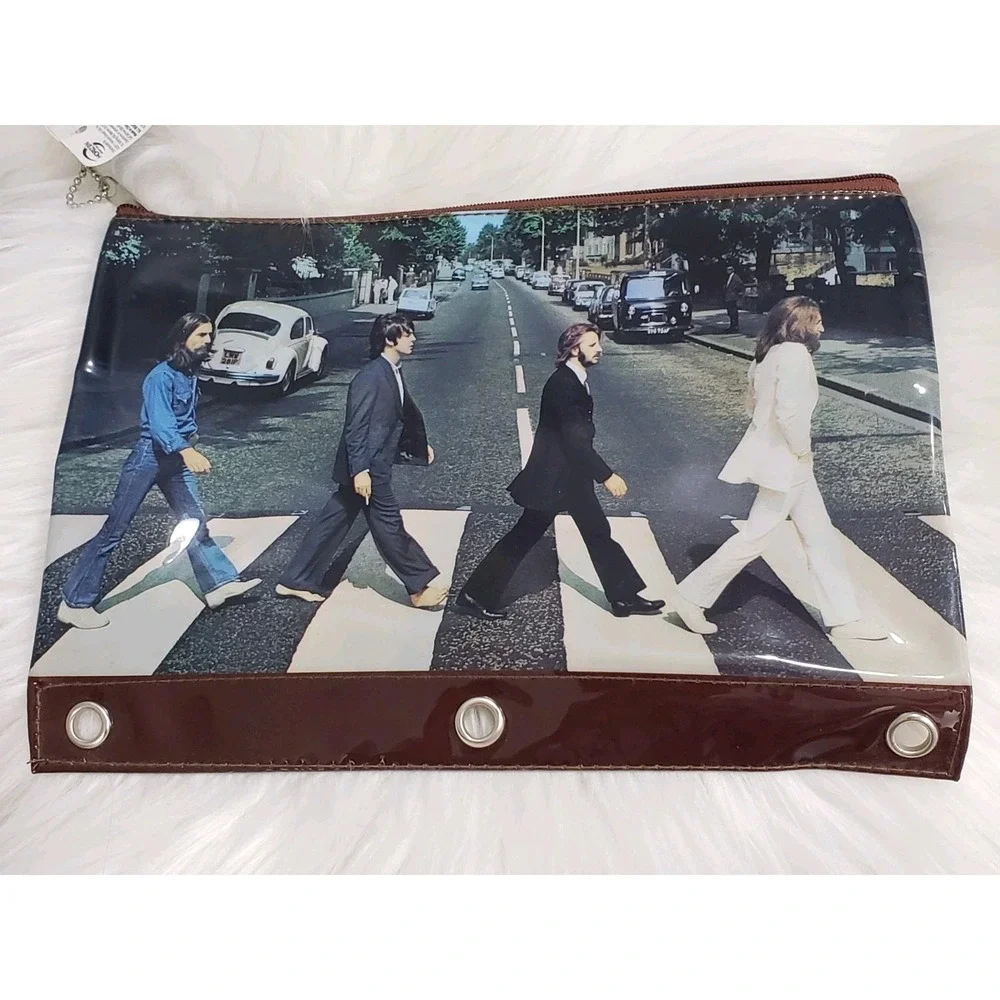 NEW The‎ Beatles Pencil Pouch Abbey Road 2011 Case School Supply